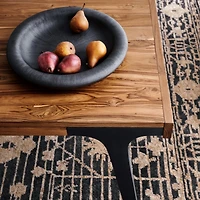 Lakin 106"-144" Teak Wood Extendable Dining Table
