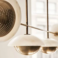 Solstice Alabaster Chandelier Light 53.4"