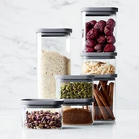 Kitchen by Crate 14-Piece Glass Pantry Storage with Silicone Lids