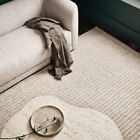 Fleur Faux Travertine Resin 52" Coffee Table