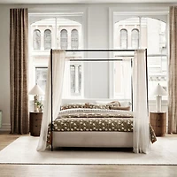 Gracia 18" Walnut Wood and Marble Nightstand