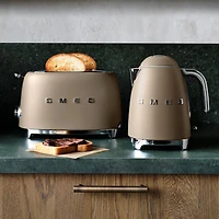 SMEG Mocha 2-Slice Retro Toaster