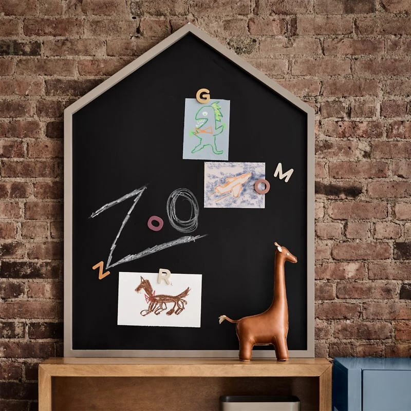 House Shape Wall Mounted Kids Chalkboard