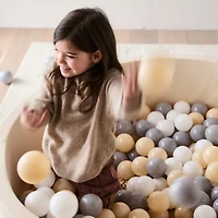 Extra Large Baby and Toddler Ball Pit with Star Shaped Balls