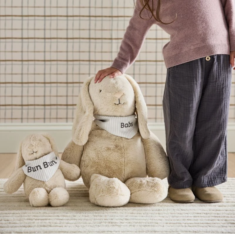 Crate Cuddlies Cream Bunny Kids Stuffed Animal