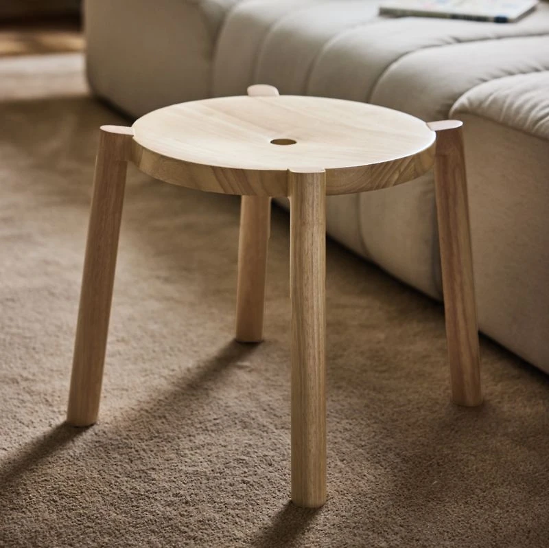 Bonnie Natural Wood Kids Stackable Play Stool