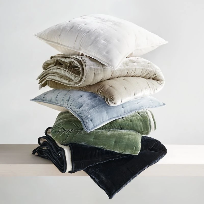 Juliet Birch Velvet Euro Sham