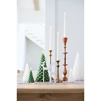 White Holiday Reindeer Decoration 9"