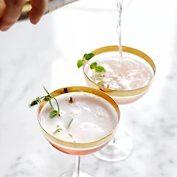 Pryce Gold 8-Oz. Coupe Glass