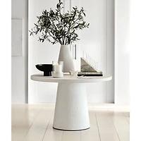 Curve Marble and Glass Hurricane Candle Holder 6.5"