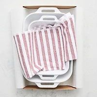Staub ® White Rectangular Baking Dishes, Set of 3