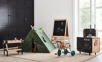 Green Collapsible Kids Canvas Play Tent