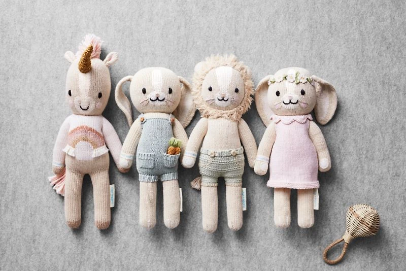Cuddle+Kind Sawyer Lion Yarn Doll