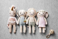 Cuddle+Kind Sawyer Lion Yarn Doll