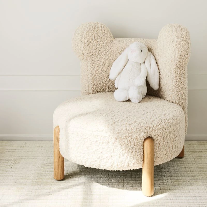 Viscose Grid Beige Kids Area Rug 5'x8'