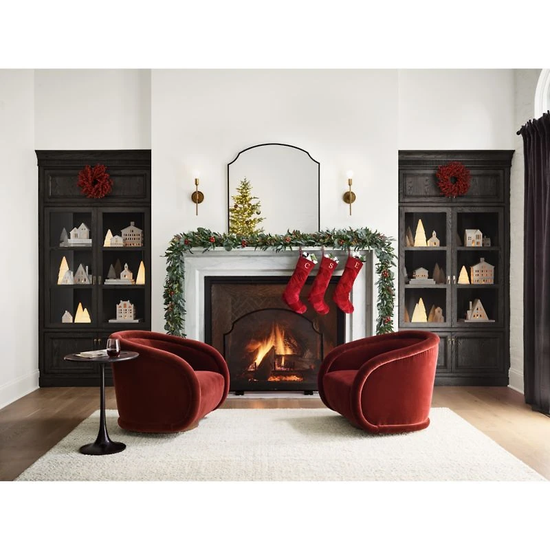 Emmy Black Wall Mirror 36"x40"