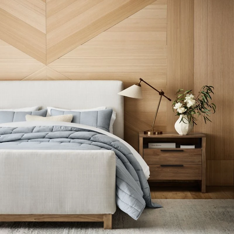 Pacific Ivory Upholstered King Bed