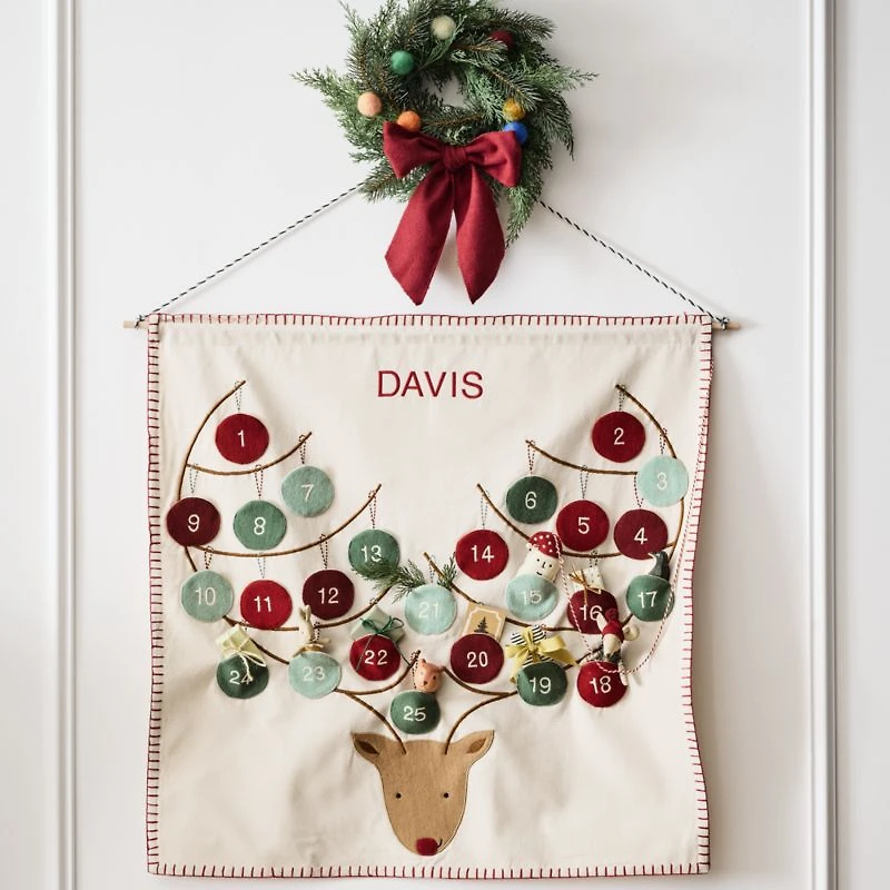 Festive Friends Hanging Kids Christmas Advent Calendar
