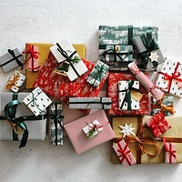 Kraft Skiers Holiday Gift Wrap