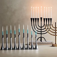 Black Metal Menorah