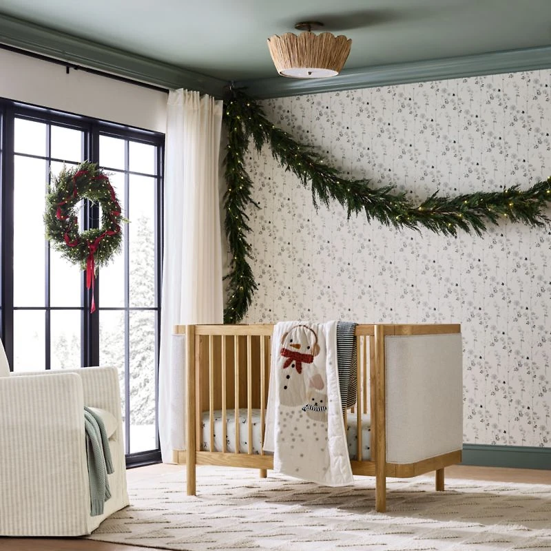 Hi/Low Triangle Pampas Ivory Flatweave Kids Performance Area Rug 5'x8'