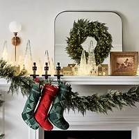 Edge Black Arch Wall Mirror 36"x34"
