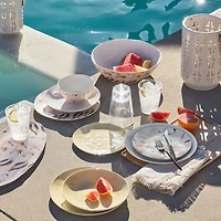 Calas White Ceramic Lantern 10.75"
