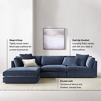 Monterey Modular 4-Piece U-Shaped Sectional Sofa
