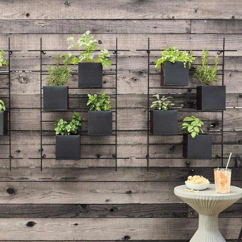 4 Box Wall Mounted Indoor/Outdoor Planter