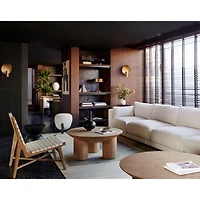 Borrego Small Round Ottoman