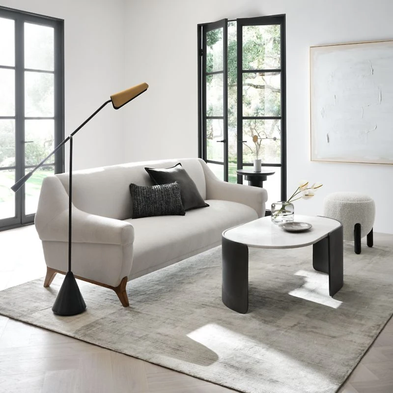 Borrego Small Round Ottoman