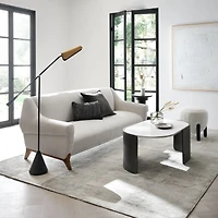 Borrego Small Round Ottoman