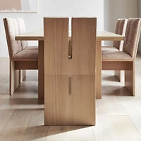 Paradox 89" Natural Oak Dining Table
