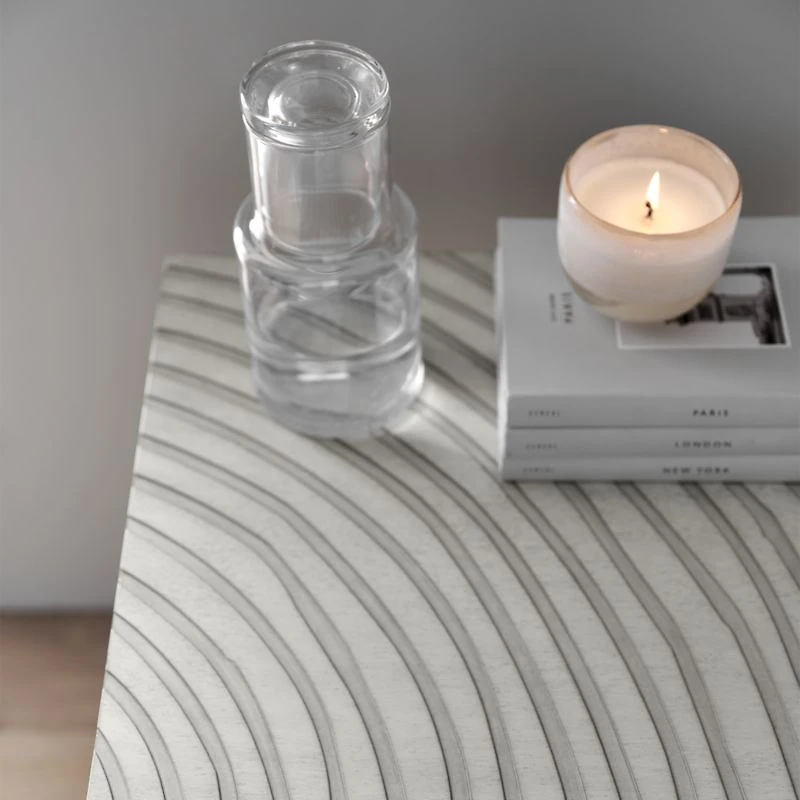 Circulus Dove White Wood Nightstand