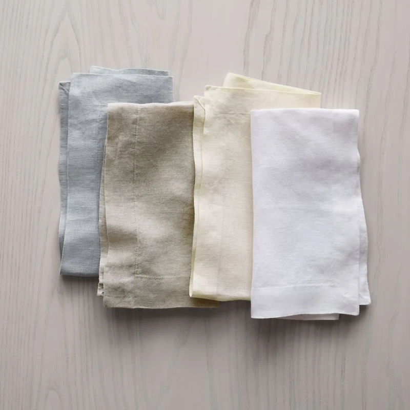Marin Crisp White Linen Napkin