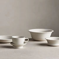 Jamesware White Stoneware Salad Plate