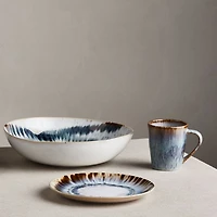Julo Blue and White Salad Plate
