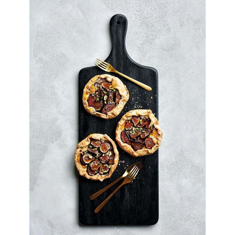 Tondo Ebonized Paddle Serving Board