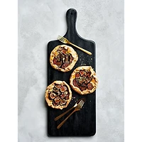 Tondo Ebonized Paddle Serving Board