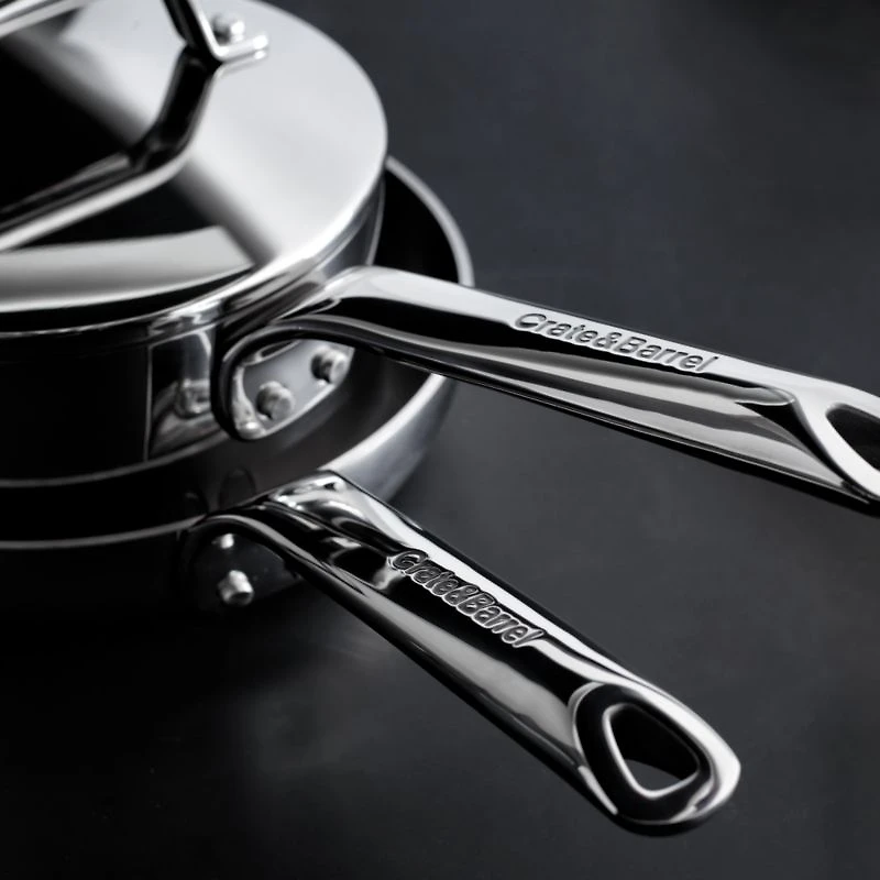 Crate & Barrel EvenCook Core ® 10-Pc. Stainless Steel Cookware Set