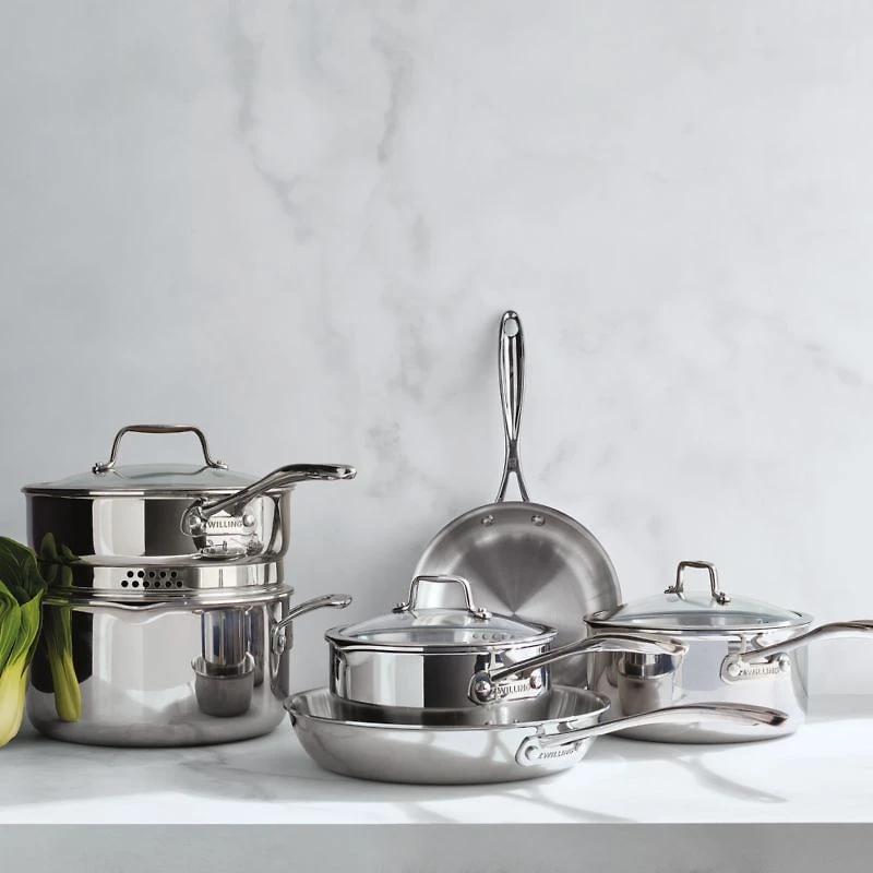 ZWILLING ® Clad Xtreme 10-Piece Polished Stainless Steel Cookware Set