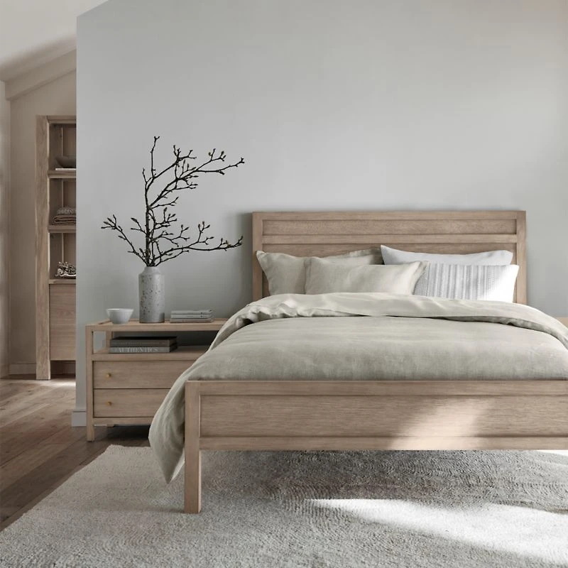 Aire Natural Hemp Reversible Warm Natural and Ivory King Duvet Cover