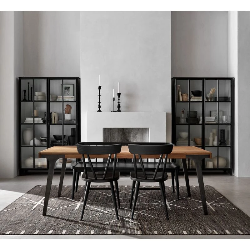 Lakin 61"-99" Teak Extendable Dining Table