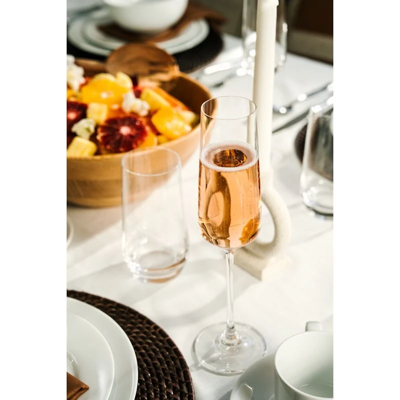 Aspen 9-Oz. Champagne Glasses, Set of 8