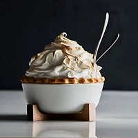 Oven-to-Table Small Serve Bowl with Wood Stand