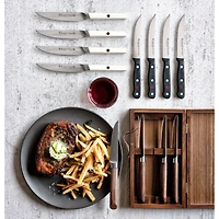 Cangshan Everest White 4-Piece Steak Knife Set