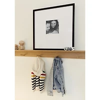Icon Wood 5x5 Black Picture Frame