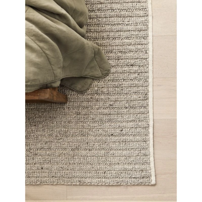 Prato Performance Wool Oatmeal Beige Area Rug 8'x10'