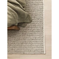 Prato Performance Wool Oatmeal Beige Area Rug 8'x10'