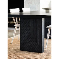 Dunewood 92" Charcoal Dining Table